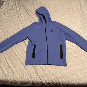 Nike Light Blue Hoodie with Black Details